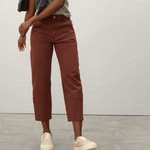Everlane rosewood utility barrel pant size 10
